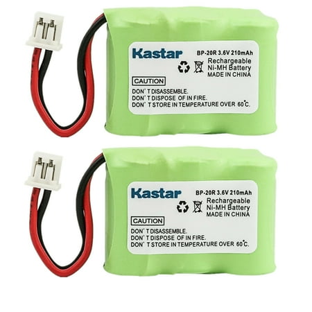 Kastar 2-Pack Battery Replacement for Dogtra 210NCP Collar, 22000NCP Collar, 280NCP dog training Collar, 282NCP dog training Collar, DA009, EF-3000 Pet Containment Fence, Receiver 175NCP