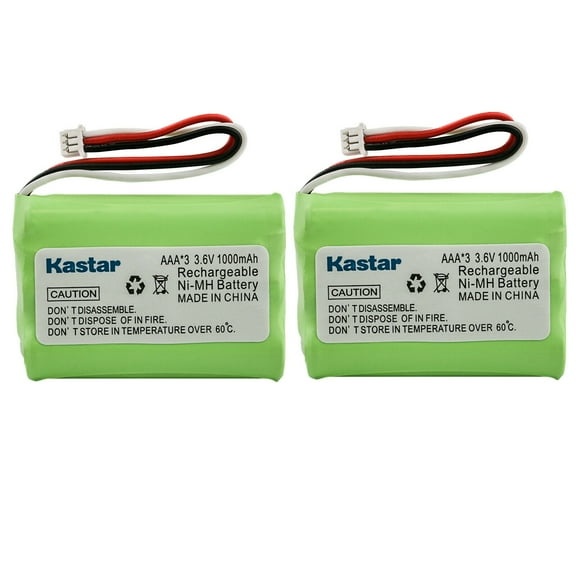 Kastar 2-Pack Battery Replacement for Interstate Batteries ATEL0013, TEL0013, SBC SBC-202, SBC202, SBC-3775, SBC3775, UNIDEN BT-930, BATT930, BT930, ANA9310, ANA9320