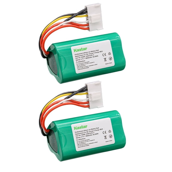 Kastar 2-Pack Battery Replacement for JBL Charge 4, JBL Charge 4J, JBL Charge 4BLK, JBL JBLCHARGE4BLKAM, JBLCHARGE4BLUAM, JBLCHARGE4REDAM, JBLCHARGE4GRYAM, JBLCHARGE4TEALAM Speakers