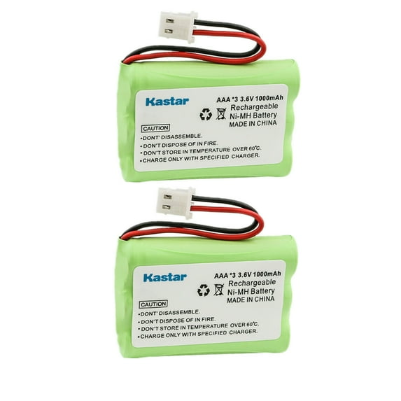 Kastar 2-Pack Battery Replacement for Motorola Baby Monitor HRMR03 GB380863 MBP33XL MBP33XL-2 MBP33XL-3 MBP33XL-4 MBP33XLPU(Only Fit MBP33S/MBP33SPU MBP36/MBP36PU MBP36S/MBP36SPU Newer 800mAh Version)