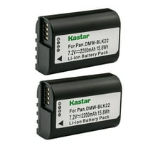 Kastar 2-Pack Battery Replacement for Panasonic DMW-BLK22 DMWBLK22 Lithium-Ion Battery, Panasonic DMW-BTC15 DMWBTC15 Battery Charger, Panasonic Lumix DC-S5 DCS5 DC-S5KK Mirrorless Digital Camera