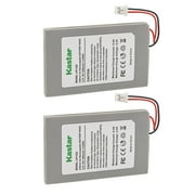 Kastar 2-Pack Battery Replacement for Sony LIP1359 Battery, Sony PS3 Playstation 3 Controller, Wireless Controller Sixaxis Dualshock 3, Wireless Controller CECHZC2E, Wireless Controller CECHZC2U