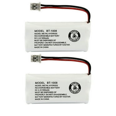 Kastar 2-Pack Battery Replacement for Uniden BT-1008 BT-1016 BT-1019 BT-1021 BT-1025 BBTG0645001 BBTG0734001 BBTG0847001 65AAAH2BMS Radio Shack 23-596 23-931 23931 43-221 43221 43-223 43223 43-269