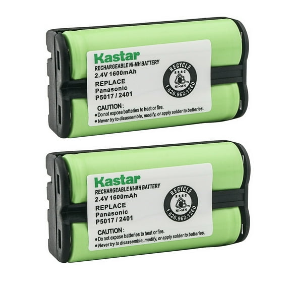 Kastar 2-Pack Battery Replacement for V-TECH 5820, 5831, 5836, 5881, 5886, 5888, 5889 V-TECH BAT-2400, V-TECH BATT-2431, V-TECH VSB-20-5017, AT&T ATT 2401, ATT 2402, ATT 2403, ATT 2462, ATT BY03E