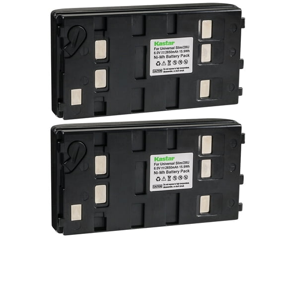 Kastar 2-Pack Battery Replacement for JVC BN-V11U BN-V12U BN-V14U BN-V15U BN-V18U BN-V20U BN-V22U BN-V24U BN-V25U BN-V400U BN-V60U BN-V65 Battery