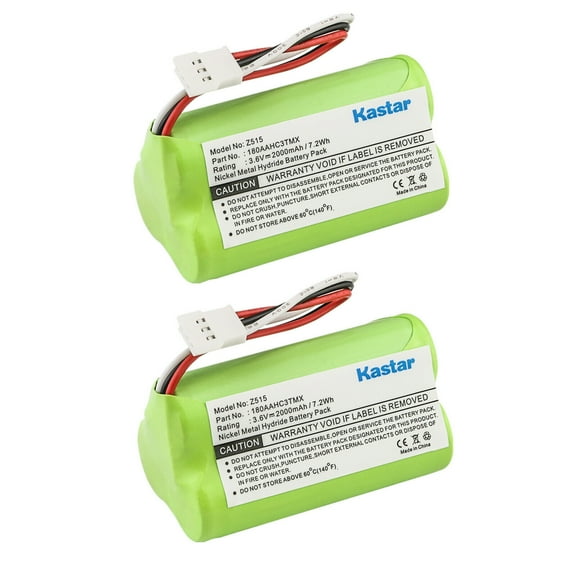 Kastar 2-Pack Battery Replacement for Logitech Rechargeable Portable Speaker 180AAHC3TMX 993-000459, S315i, S715i, Z515, Z715