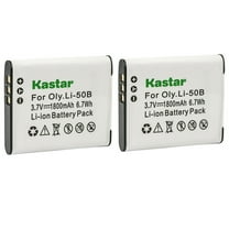 Kastar 2-Pack Battery Replacement for Ricoh DB-100 Battery , Ricoh BC-J10 Charger, Ricoh CX3, CX4, CX5, CX6, HZ15 Cameras
