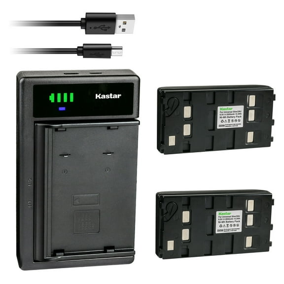 Kastar 2-Pack Battery and Smart USB Charger Compatible with Pentax CST-225N PCS-215 PCS-225 PCS-300 PCS-305 PCS-315 PCS-325 PCS-335 PCS-500 PCS-515 PCS-600 PCS-602 PCS-605 R-425NM R-500 R-800