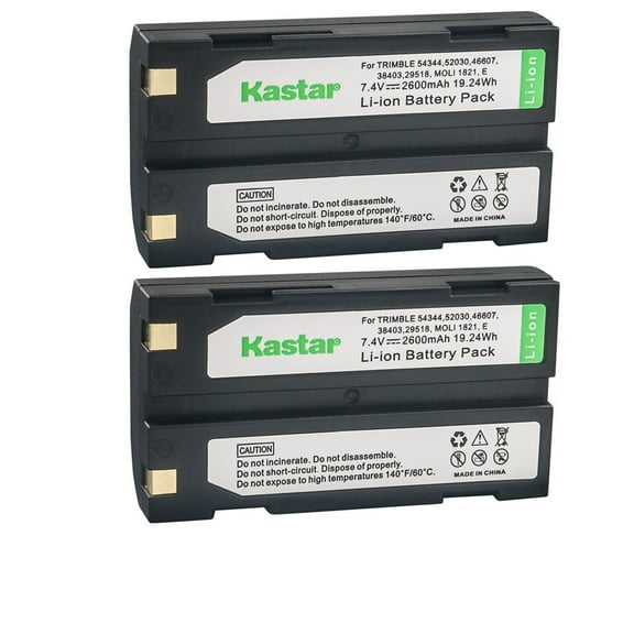Kastar 2-Pack D-Li1 Battery Replacement for Pentax EI-2000, Pentax DEP001 D-Li1 D-LI1 DLPLI1 DPE004 EiDLi1 Ei-D-Li1 Ei-D-BC1 EI-2000