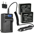 thumbnail image 1 of Kastar 2-Pack DMW-BLE9 Battery and LCD AC Charger Compatible with Panasonic Lumix DMC-GX7 DMC-GX7K, Lumix DMC-GX80, Lumix DMC-GX85, Lumix DMC-LX100 DMC-LX100K DMC-LX100S, Lumix DMC-S6, Lumix DMC-ZS60, 1 of 6