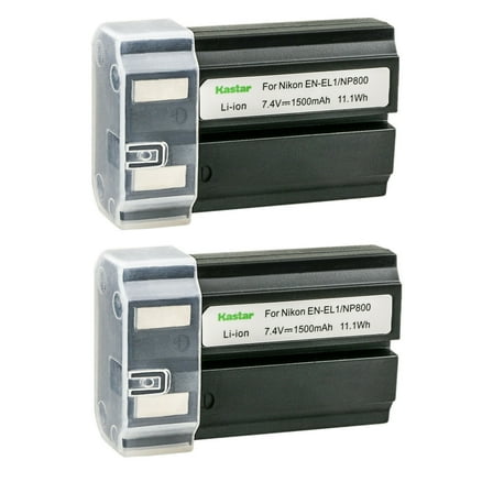 Kastar 2-Pack EN-EL1 Battery Replacement for Nikon Coolpix 5700, Cooipix 8700, Coolpix 775, Coolpix 880, Coolpix 885, Coolpix 995, Coolpix E880 Camera