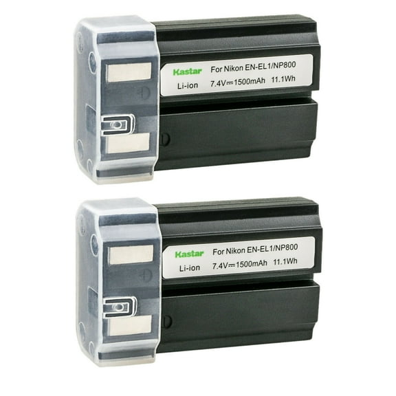 Kastar 2-Pack EN-EL1 Battery Replacement for Nikon Coolpix 5700, Cooipix 8700, Coolpix 775, Coolpix 880, Coolpix 885, Coolpix 995, Coolpix E880 Camera