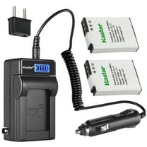 Kastar 2-Pack EN-EL12 Battery and LCD AC Charger Compatible with Nikon Coolpix S31, Coolpix S70, Coolpix S610, Coolpix S620, Coolpix S630, Coolpix S640, Coolpix S710, Coolpix S800c Cameras