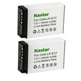thumbnail image 1 of Kastar 2-Pack LP-E17 Battery 7.2V 1450mAh Replacement for Canon LP-E17 LP-E17H, 9967B02 Battery, Canon BG-E18, BG-E18 IR Battery Grip, Canon EOS 750D, EOS 760D, EOS 800D, EOS 850D, EOS 8000D Camera, 1 of 4