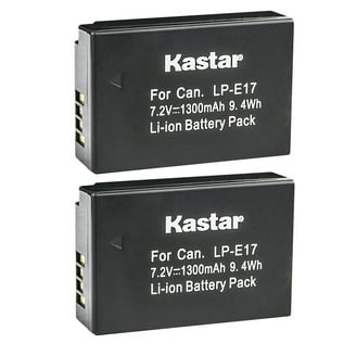 2 Batterie LP-E17 E Caricatore Doppio USB Per Canon Rebel SL3, SL2, T8i, T7i, EOS M3, M5, R10 - 3