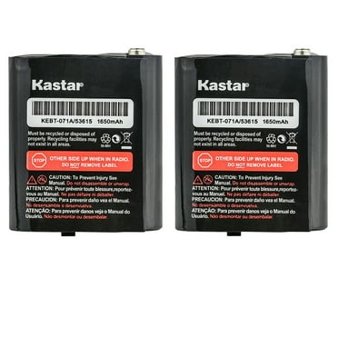 Kastar 2-Pack M53615 Ni-MH Battery 3.6V 1650mAh Replacement for Motorola 2 Way Radios Talkabout MJ270, Talkabout MJ270R, Talkabout MR350, Talkabout MR350R, Talkabout MR350R VP, TalkAbout MR350TPR