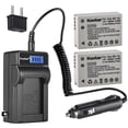 thumbnail image 1 of Kastar 2-Pack NB-10L Battery and LCD AC Charger Compatible with Canon PowerShot G1 X, PowerShot G3 X, PowerShot G15, PowerShot G16, PowerShot SX40 HS, PowerShot SX50 HS, PowerShot SX60 HS Cameras, 1 of 6