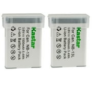 Kastar 2-Pack NB-13L Battery 3.6V 1500mAh Replacement for Canon PowerShot SX720 HS, PowerShot SX730 HS, PowerShot SX740 HS, G1 X Mark III, PowerShot G5 X, PowerShot G5 X II, PowerShot G7 X Camera