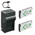 thumbnail image 1 of Kastar 2-Pack NP-BX1 Battery and AC & USB-C Charger, Compatible with Sony ZV-1 ZV-1 II ZV-1F RX100 RX100 II III IV V VI VII HX90 HX99 HX60 HX50 HX400 WX500 FDR-X3000 HDR-AS300 CX405 RX1 RX1R A20-Mini, 1 of 6