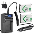 thumbnail image 1 of Kastar 2-Pack NP-BX1 Battery and LCD AC Charger Compatible with Sony HDR-GWP88 HDR-MV1 HDR-PJ240 HDR-PJ240E HDR-PJ270 HDR-PJ270E HDR-PJ405 HDR-PJ410 HDR-PJ440 DSC-RX1 DSC-RX100 FDR-X3000 Cameras, 1 of 6