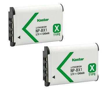 Kastar 2-Pack NP-BX1 Battery Replacement for Sony ZV-1 Vlogging Camera, ZV-1F Vlogging Camera, Hasselblad Stellar Special Edition Digital Camera
