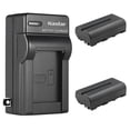 thumbnail image 1 of Kastar 2-Pack NP-F550 / NP-F570 Battery and AC Wall Charger Replacement for Atomos Shinobi 5" 4K Monitor, SHOGUN CONNECT 7" Network-Connected HDR Video Monitor, Shogun 7 Monitor, 1 of 6