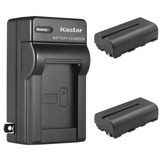 Kastar 2-Pack NP-F550 / NP-F570 Battery and AC Wall Charger Replacement for FEELWORLD F5 PRO V2 5.5 INCH TOUCH SCREEN, F5 Pro V3 5.5" Touch Screen 3D LUT 4K DSLR Camera Field Monitor