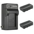 thumbnail image 1 of Kastar 2-Pack NP-F550 / NP-F570 Battery and AC Wall Charger Replacement for Godox GM7S 7" 4K HDMI Touchscreen Ultra-Bright On-Camera Monitor, RGBlink TAO 1pro HDMI/USB/NDI Video Switcher, 1 of 6