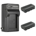 thumbnail image 1 of Kastar 2-Pack NP-F550 / NP-F570 Battery and AC Wall Charger Replacement for Thermal Camera Battery DALI YRH300, MSA 10038412,Evolution 5000, Evolution 5200, ARRI Hi-5 Hand Unit, Zoom Main Unit ZMU-4, 1 of 6