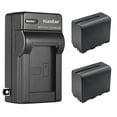 thumbnail image 1 of Kastar 2-Pack NP-F960 / NP-F970 Battery and AC Wall Charger Replacement for Godox LED170 II DSLR DV Camera Camcorder, LEDP-260C Portable Dimmable LED Video Light, LED308W II 5600K LED Video Light, 1 of 6