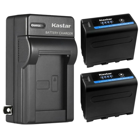 Kastar 2-Pack NP-F970PRO Battery 7.2V 8700mAh and AC Wall Charger Compatible with Sony CCD-SC6 CCD-SC7 CCD-SC8 CCD-SC9 CCD-SC55 CCD-SC65 CCD-TR1 CCD-TR11 CCD-TR1100E CCD-TR12 CCD-TR18 CCD-TR2 Camera