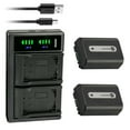 thumbnail image 1 of Kastar 2-Pack NP-FH50 Battery and LTD2 USB Charger Replacement for Sony DCR-SR36, DCR-SR37, DCR-SR38, DCR-SR40, DCR-SR42, DCR-SR45, DCR-SR46, DCR-SR47, DCR-SR48, DCR-SR50, DCR-SR52, DCR-SR55, 1 of 6