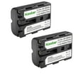 thumbnail image 1 of Kastar 2-Pack NP-FM500H Battery 7.4V 2400mAh Replacement for Sony DSLR-A700P, DSLR-A700Z, DSLR-A850, α850, Alpha A850, DSLR-A850B, DSLR-A850Q, DSLR-A900, α900, Alpha, a900, DSLR-A900B Camera, 1 of 3