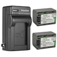thumbnail image 1 of Kastar 2-Pack NP-FP70 / FP71 Battery 7.4V 2400mAh and AC Wall Charger Replacement for Sony DCR-HC44, DCR-HC46, DCR-HC65, DCR-HC85 Camera, Sony NP-FP50 NP-FP70 NP-FP90 Battery, 1 of 5