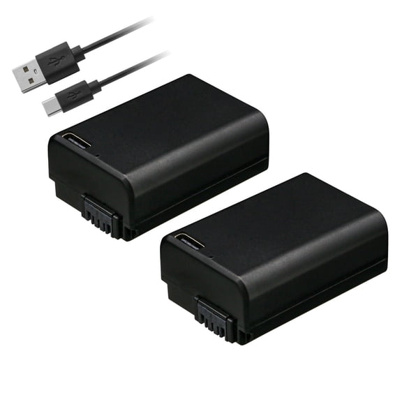 Kastar 2-Pack NP-FW50D Battery Replacement for Sony Cyber-shot DSC-RX10 IV, Cyber-shot DSC-RX10M4, ILCE-3000, alpha α3000, a3000, ILCE-5000, alpha α5000, a5000, ILCE-5100, alpha α5100, a5100 Camera