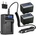 thumbnail image 1 of Kastar 2-Pack NP-QM71D Battery and LCD AC Charger Compatible with Sony CCD-DVD100, CCD-DVD101, CCD-DVD200, CCD-DVD201, CCD-DVD300, CCD-DVD301, CCD-DVD91, CCD-HC14, CCD-HC15, CCD-HC88, CCD-PC6, 1 of 6