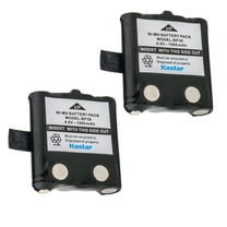 Kastar 2-Pack Ni-MH 4.8V 1000mAh Two-Way Radio Battery Replacement for GMR2059 GMR2089 GMR2099 GMR2238 GMR2875 GMR2889, GMR2889-2CK GMR3689 GMR3699 GMR6482CK GMR8552C, GMR8552CK GMR8553-2CK