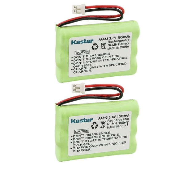 Kastar 2-Pack Ni-MH Battery 3.6V 1000mAh Replacement for Summer Infant Wide View 29000 Parent Handheld Baby Monitor Summer Infant Wide View 29000A & Clear Sight Parent Handheld Baby Monitor