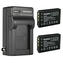 Kastar 2-Pack Q120 Battery and AC Wall Charger Replacement for MINOLTA MN35Z Camera, ZOOM BT-03, ZOOM BT-03 B Battery, ZOOM Q8 Q8N Recorder Camera, Bell & Howell B35HDZ Camera