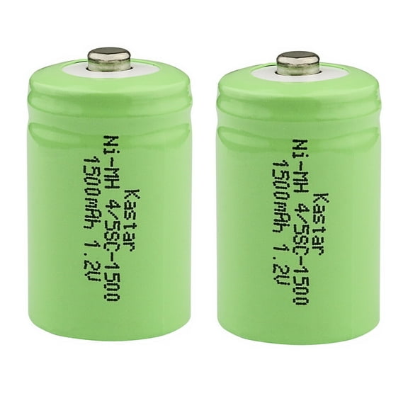 Kastar 2 Pcs Ni-MH Battery 1.2V 1500mAh Replacement for Wahl 00745-301 00745301 93148-100 93148100 415745-101 415745101 9816 9916 9918 9920 9925 9940 9326 9020 7060 Razor / Trimmer / Clipper / Shaver