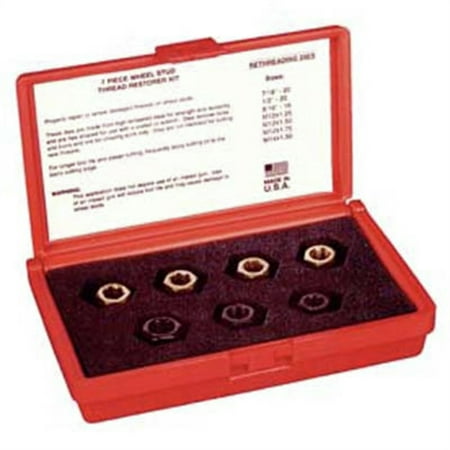 Kastar 2583 7-Piece Wheel Stud Thread Restorer Kit, Tire Replacement Tools & Kits