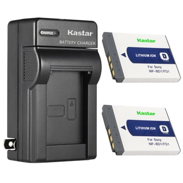 Kastar 1-Pack Battery and Quadruple Charger Compatible with Sony NP-BD1 NP-FD1 Battery, Sony D Type Battery, Sony BC-CSD BC-CS3 Charger Kastar 1-Pack Battery and Quadruple Charger Compatible with Sony NP-BD1 NP-FD1 Battery, Sony D Type Battery, Sony BC-CSD BC-CS3 Charger