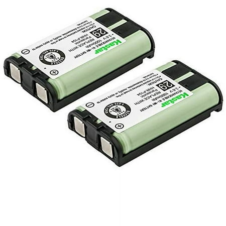 Kastar 2x HHR-P104 NI-MH Battery Replacement for Panasonic HHR-P104 HHR-P104A KX-FG6550 KX-FPG391 KX-TG2302 KX-TG230 KX-TG2312 KX-TG2355W KX-TG2356 KX-TG2357 KX-TG2382B KX-TG2386B KX-TG2388B KX-TG2396