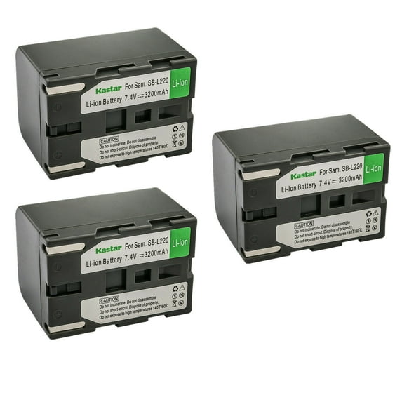 Kastar 3-Pack AD43-00113 Battery Replacement for Medion AD43-00113 Battery, Medion MD41859, MD9021, MD9021n, MD9035, MD9035n, MD9069, MD9069n, MD9090, DuoCam SC-D6040 Camera