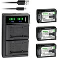 thumbnail image 1 of Kastar 3-Pack BN-VG107 Battery and LTD2 USB Charger Replacement for JVC GZ-HM300SEU GZ-HM300U GZ-HM310 GZ-HM320 GZ-HM320BUS GZ-HM320U GZ-HM330 GZ-HM330BEK GZ-HM330BEU GZ-HM330SEU GZ-HM334 GZ-HM334BEU, 1 of 6