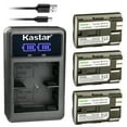 thumbnail image 1 of Kastar 3-Pack BP-511A Battery and LED2 USB Charger Compatible with Canon Optura 200MC, Optura Pi, Optura Xi, PowerShot G1, PowerShot G2, PowerShot G3, PowerShot G5, PowerShot G5 Pro Camera, 1 of 6