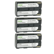 Kastar 3-Pack BP-911 / BP-915 Battery 7.2V 2400mAh Replacement for Canon XM1, XM2, XV1, XV2, C2, FV1, DM-MV1, DM-MV10, DM-MV20, E1, E2, E30, E65AS, EOS C100, EOS C100 Mark II, EOS C300, EOS C300 PL