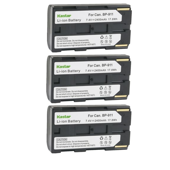 Kastar 3-Pack BP-911 / BP-915 Battery 7.2V 2400mAh Replacement for Phase One P45, Phase One P45 plus P45+, Phase One P65, Phase One P65 plus P65+
