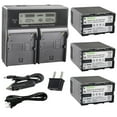 thumbnail image 1 of Kastar 3-Pack BP-U60 / BP-U66 Battery and AC LCD Dual Fast Charger Compatible with Sony PMW-300, PMW-300K1, PMW-EX1, PMW-EX1R, PMW-EX3, PMW-EX3R Camera, BP-U60 Battery, BC-U1, BC-U2, BC-CU1 Charger, 1 of 6