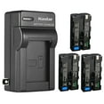 thumbnail image 1 of Kastar 3-Pack NP-F580 Battery 3500mAh and AC Wall Charger Replacement for Blackmagic Design Video Recording Monitor, FEELWORLD On-Camera Monitor, AndyCine On-Camera Monitor, Lilliput Field Monitor, 1 of 7